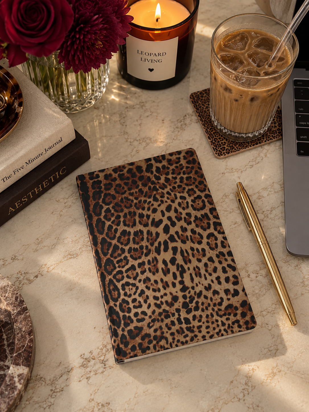 Leopard Print Softcover Journal