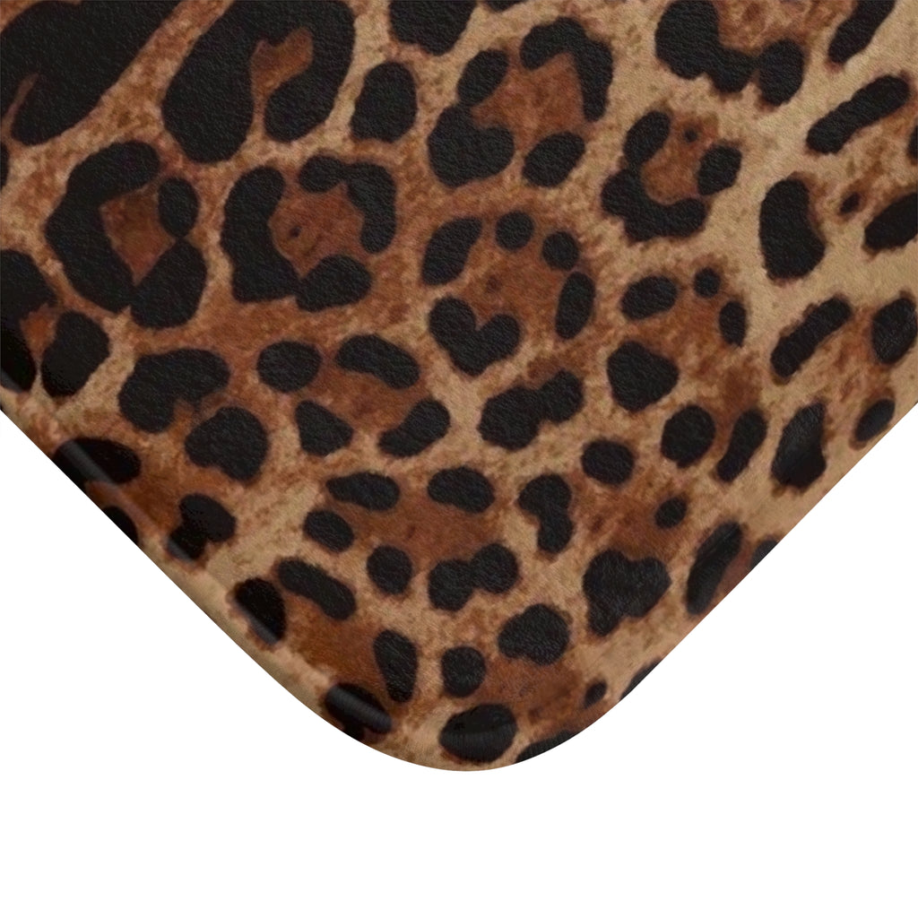 Leopard Print Bath Mat