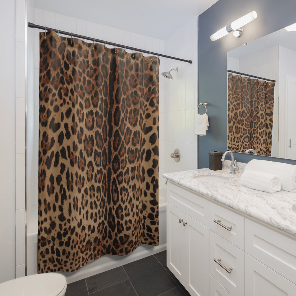 Leopard Print Shower Curtain