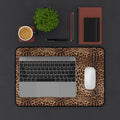 Leopard Print Desk Mat Mouse Pad