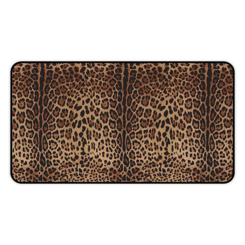 Leopard Print Desk Mat Mouse Pad