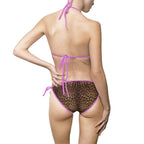 Leopard Print Tie-Side Bikini