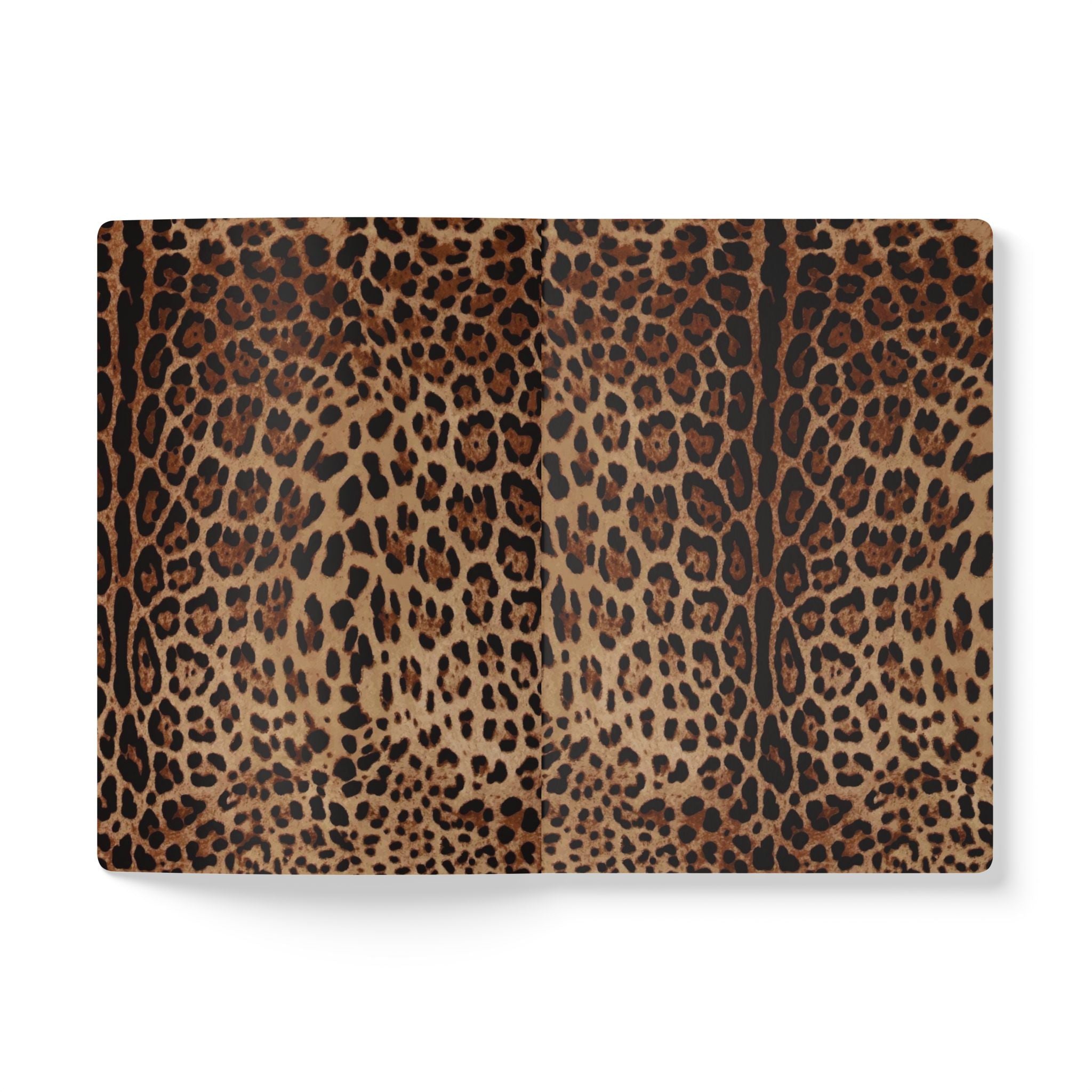 Leopard Print Softcover Journal