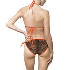 Leopard Print Tie-Side Bikini