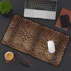 Leopard Print Desk Mat Mouse Pad