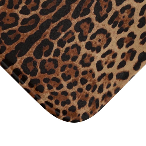 Leopard Print Bath Mat