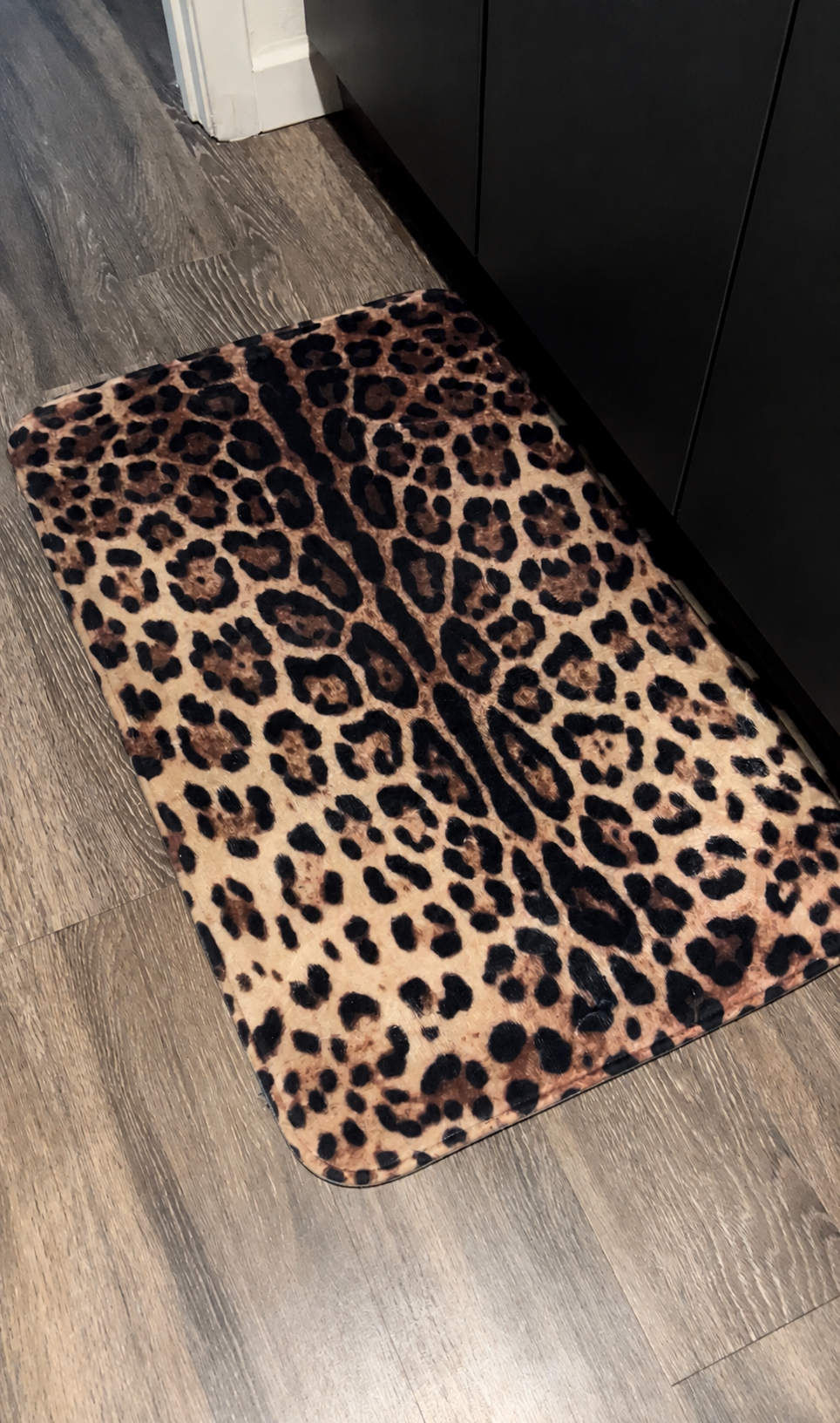 Leopard Print Bath Mat