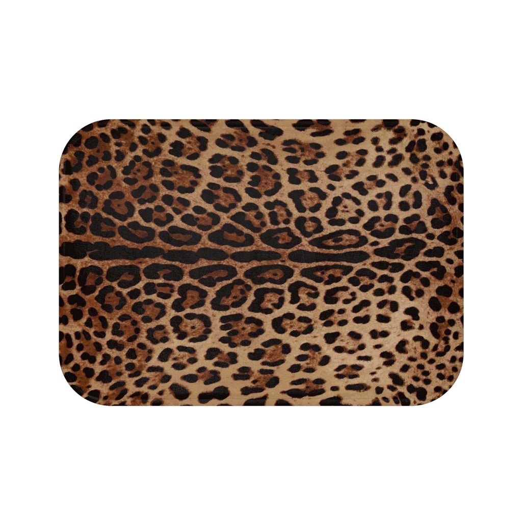 Leopard Print Bath Mat