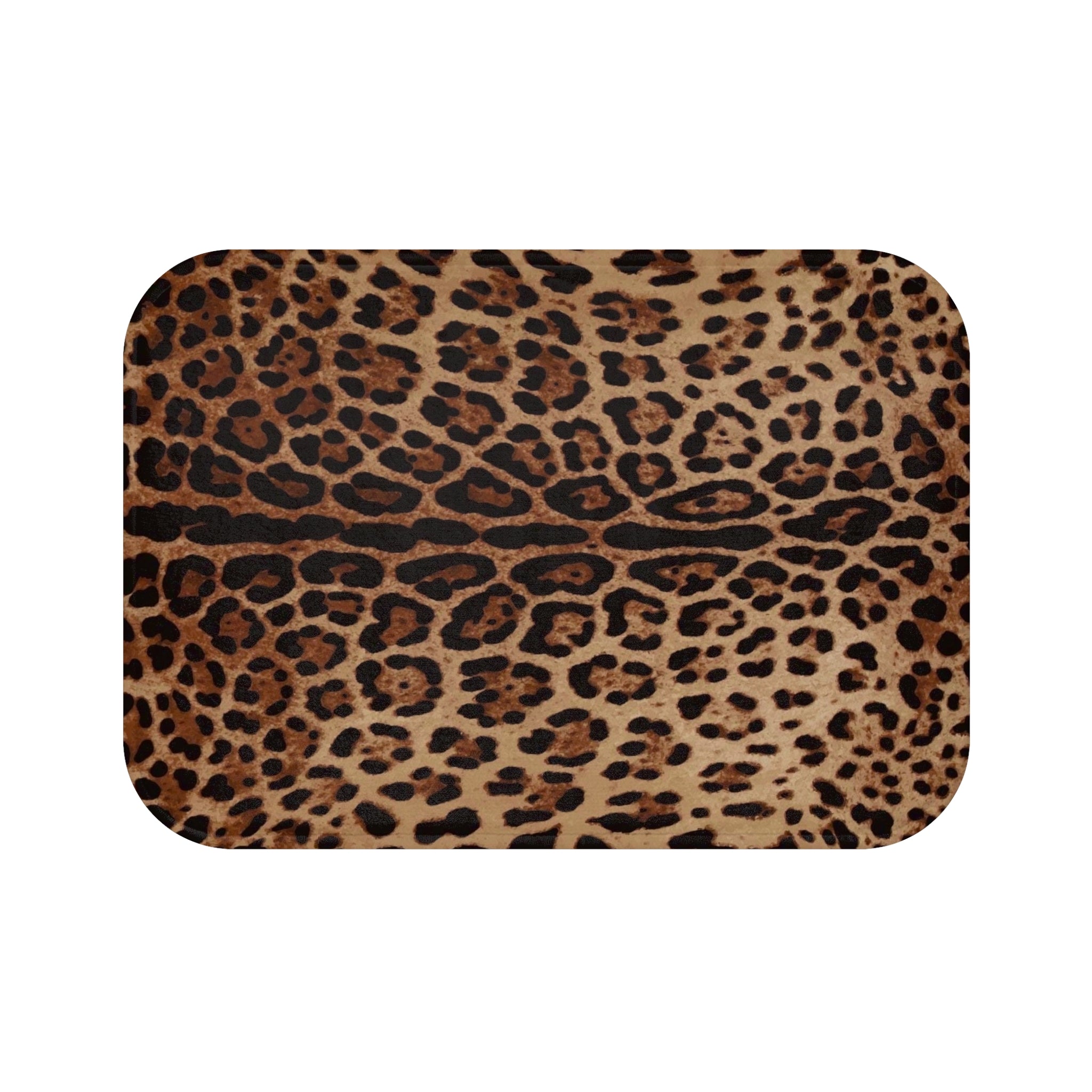 Leopard Print Bath Mat