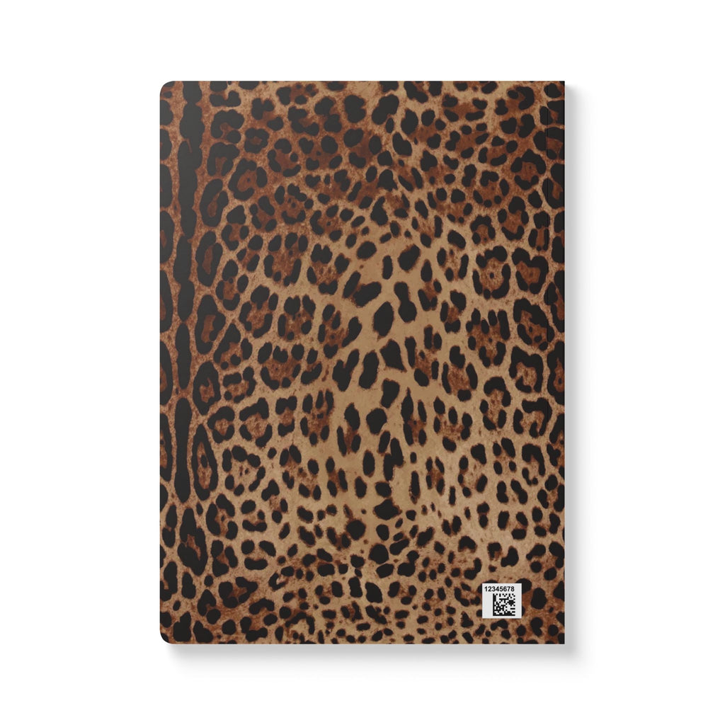 Leopard Print Softcover Journal
