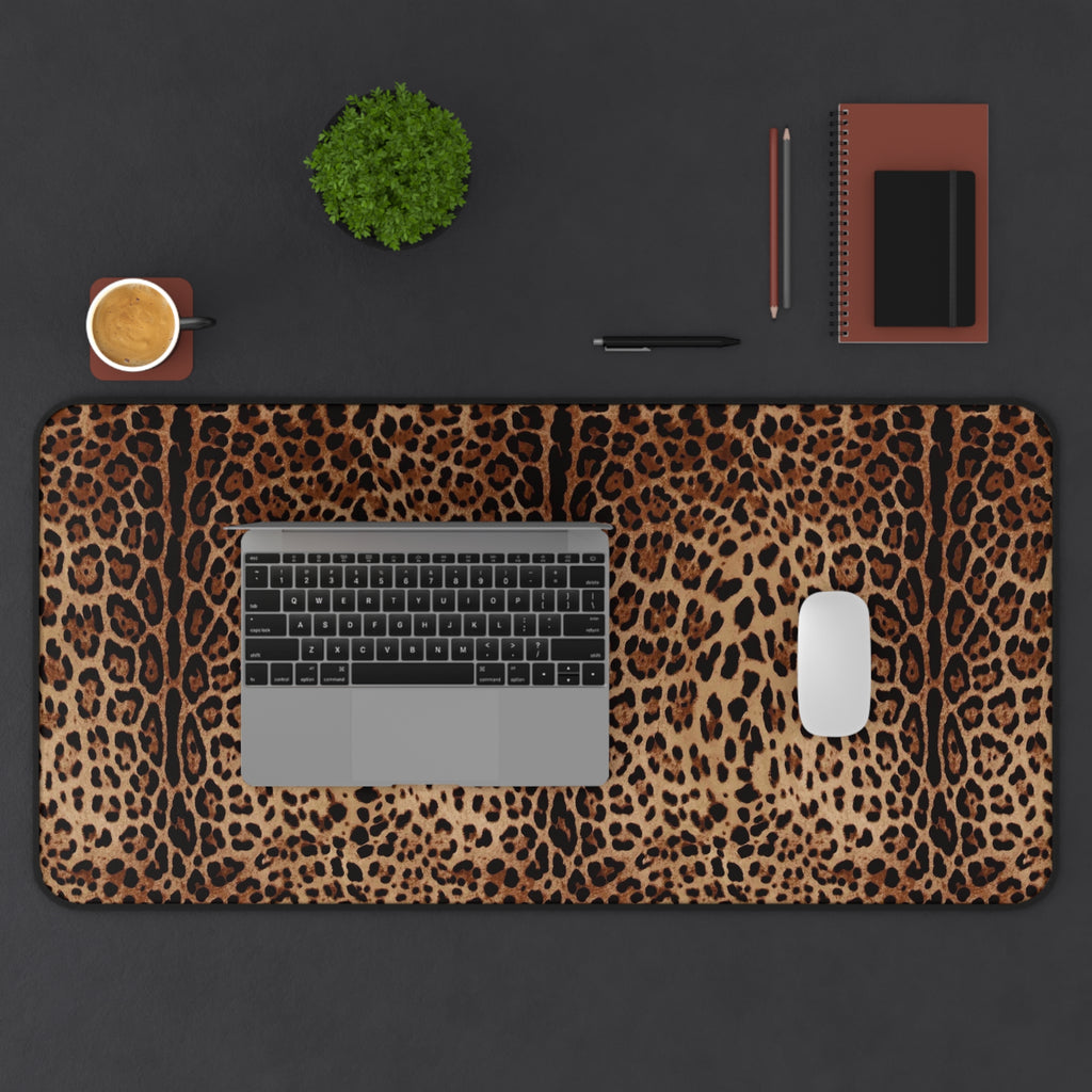 Leopard Print Desk Mat Mouse Pad