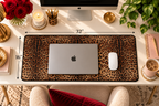 Leopard Print Desk Mat Mouse Pad