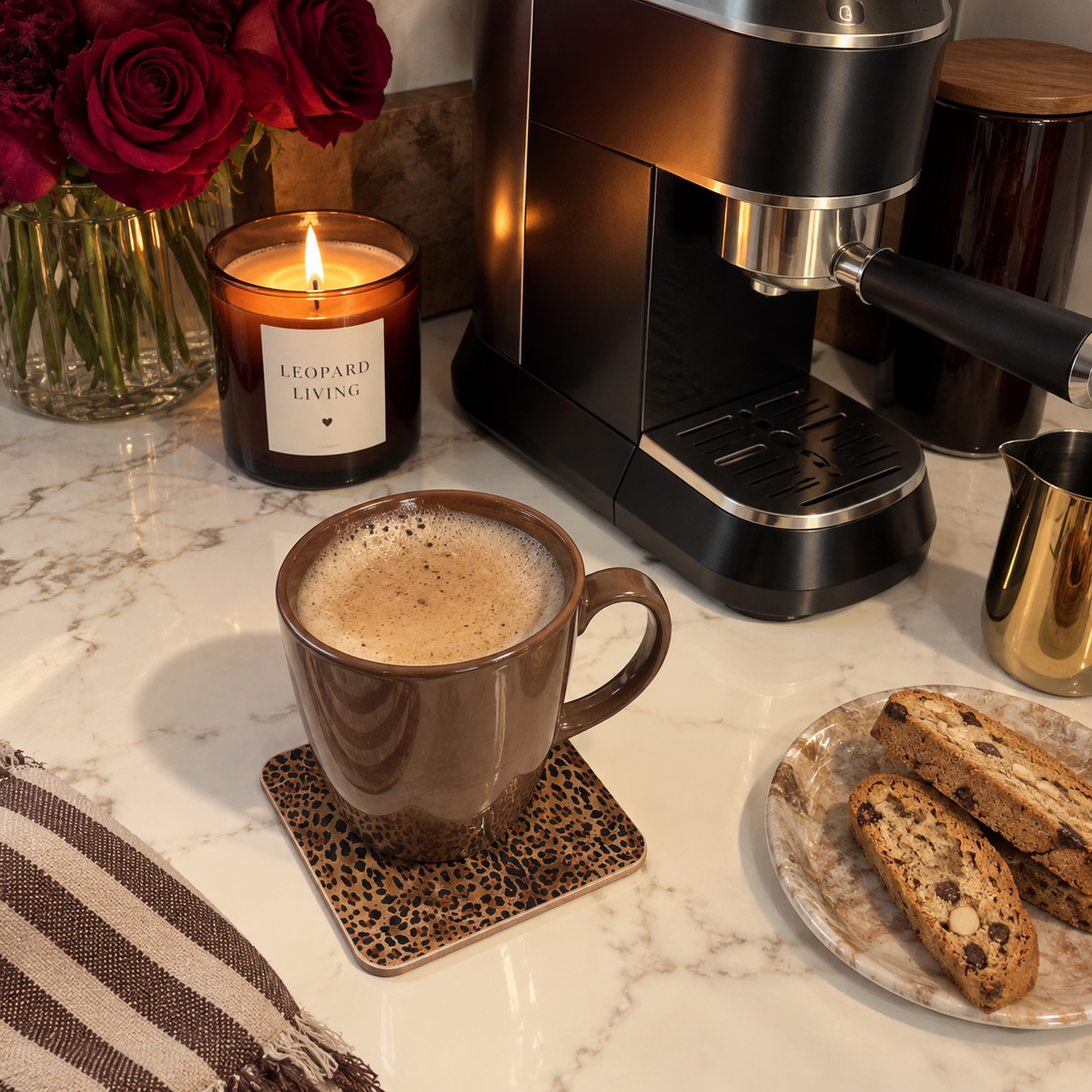 Leopard Print Coaster