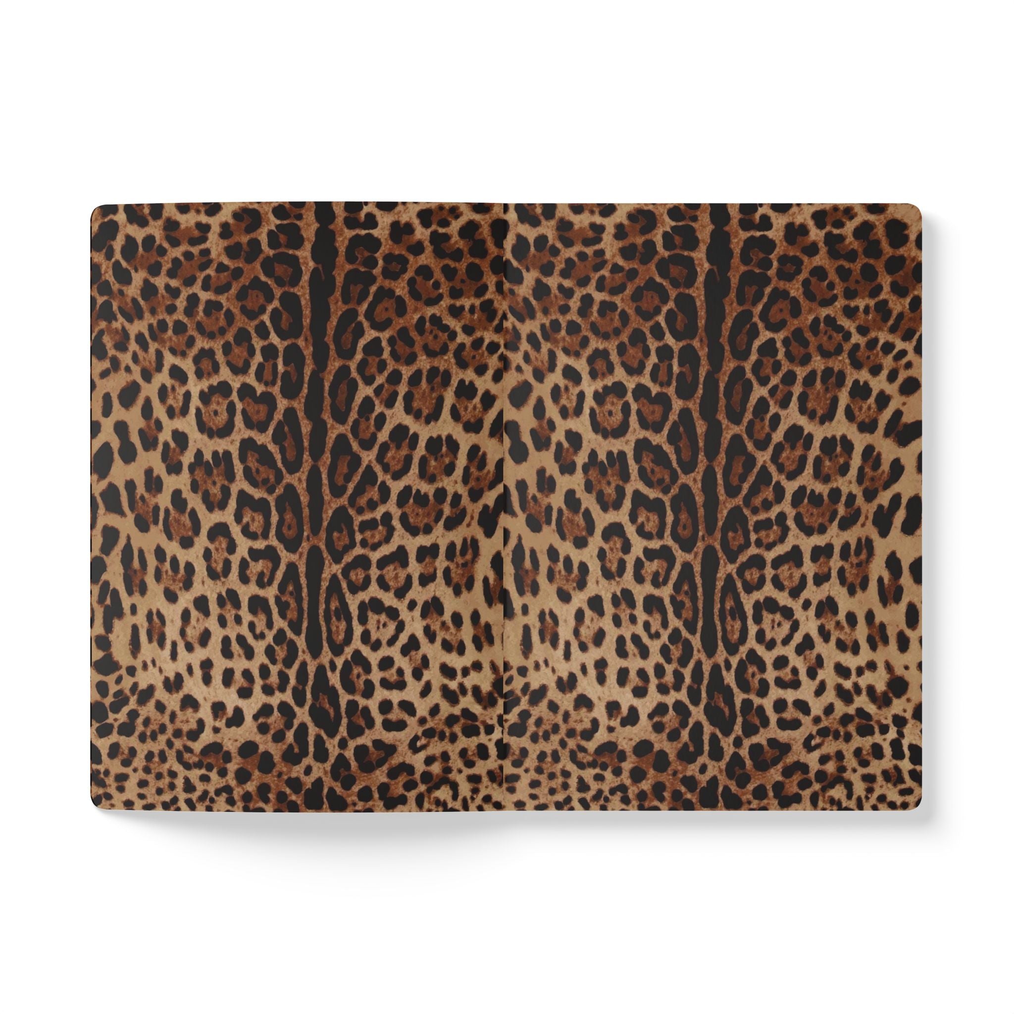 Leopard Print Softcover Journal