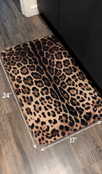 Leopard Print Bath Mat