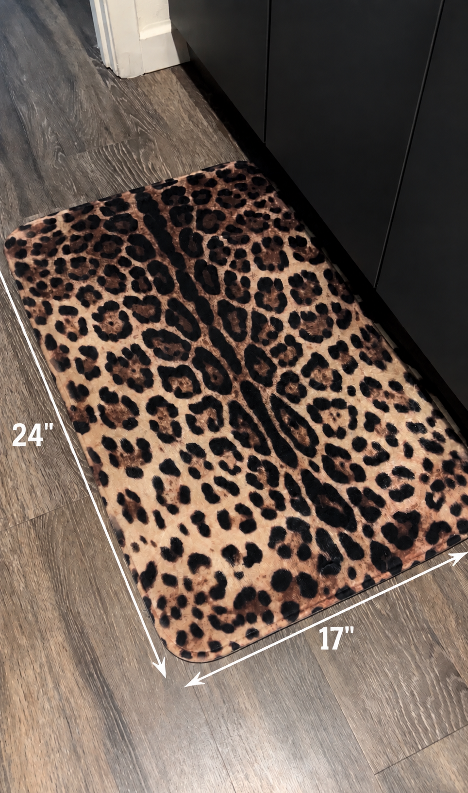 Leopard Print Bath Mat